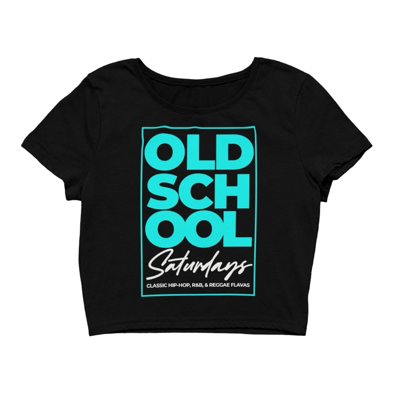 Old School Saturdays - Women's Flowy Crop Tee
