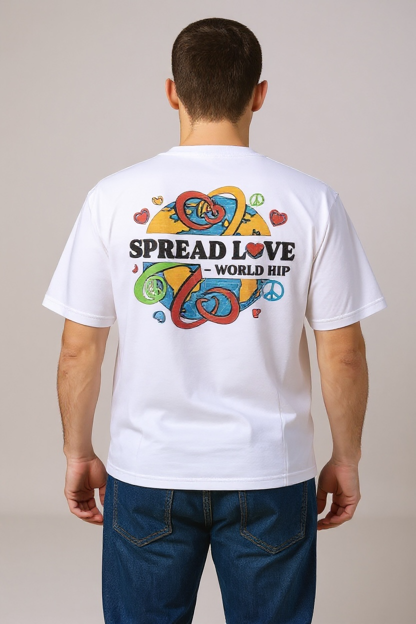 Spread Love - World Hip (Front and Back)