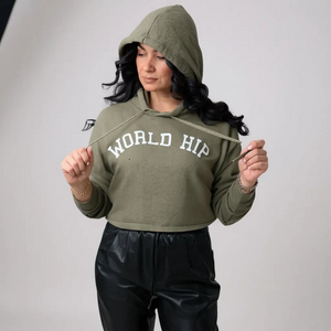 Women’s Lightweight Crop Hooded Sweatshirt