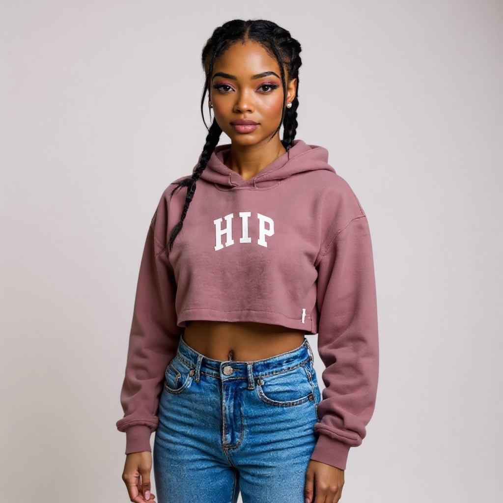 Women’s Lightweight HIP Crop Hoodie