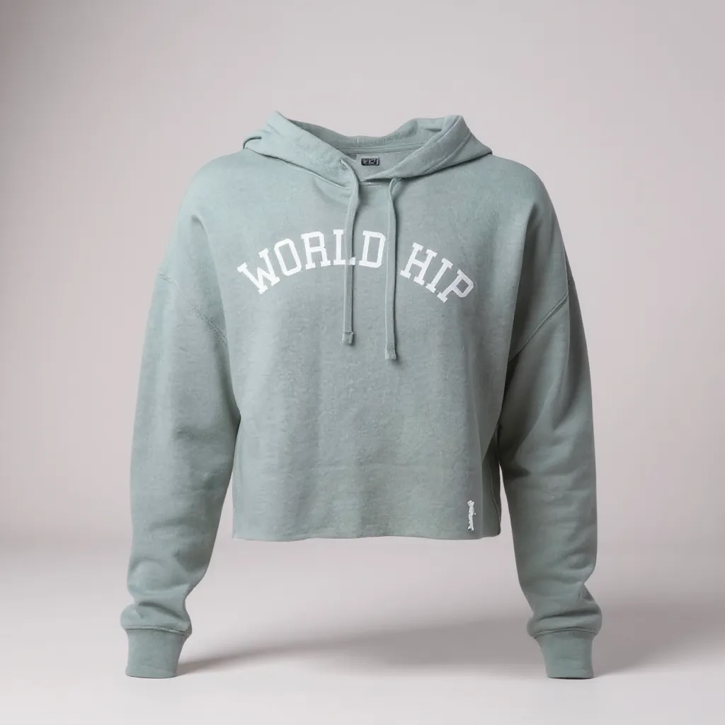 Women’s Lightweight Crop Hooded Sweatshirt