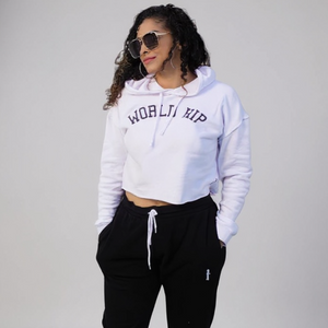 Women’s Lightweight Crop Hooded Sweatshirt
