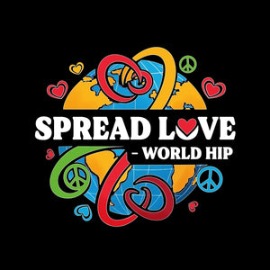 Women’s “Spread Love” Lightweight Crop Hoodie