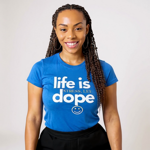 Ladie's Life Is Dope - Fitted Crew