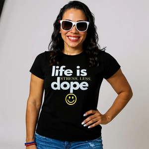 Ladie's Life Is Dope - Fitted Crew