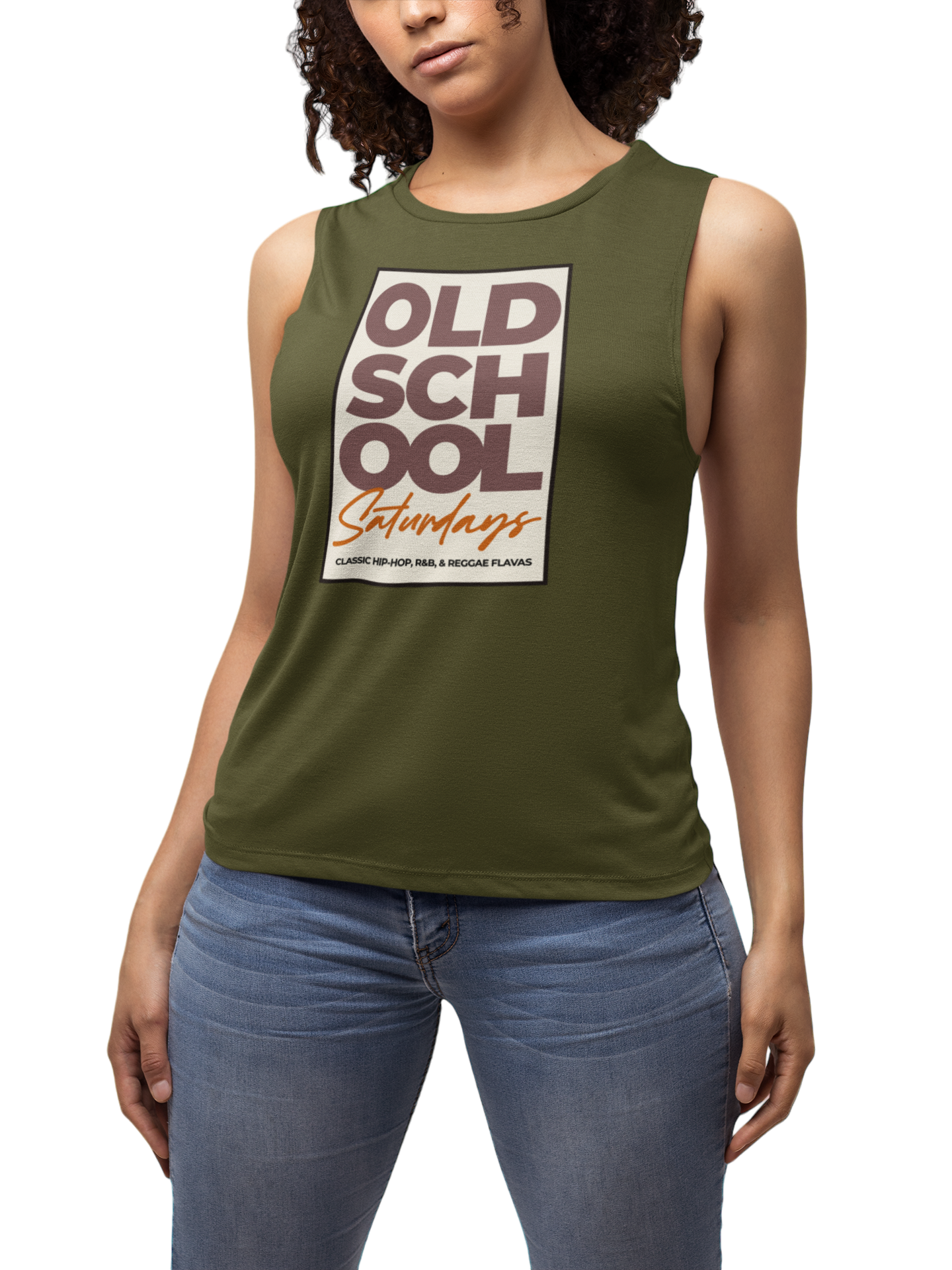 Old School Saturday  - Women's Muscle Tanks