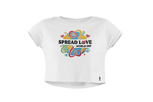 Spread Love - World Hip (Flowy Crop)