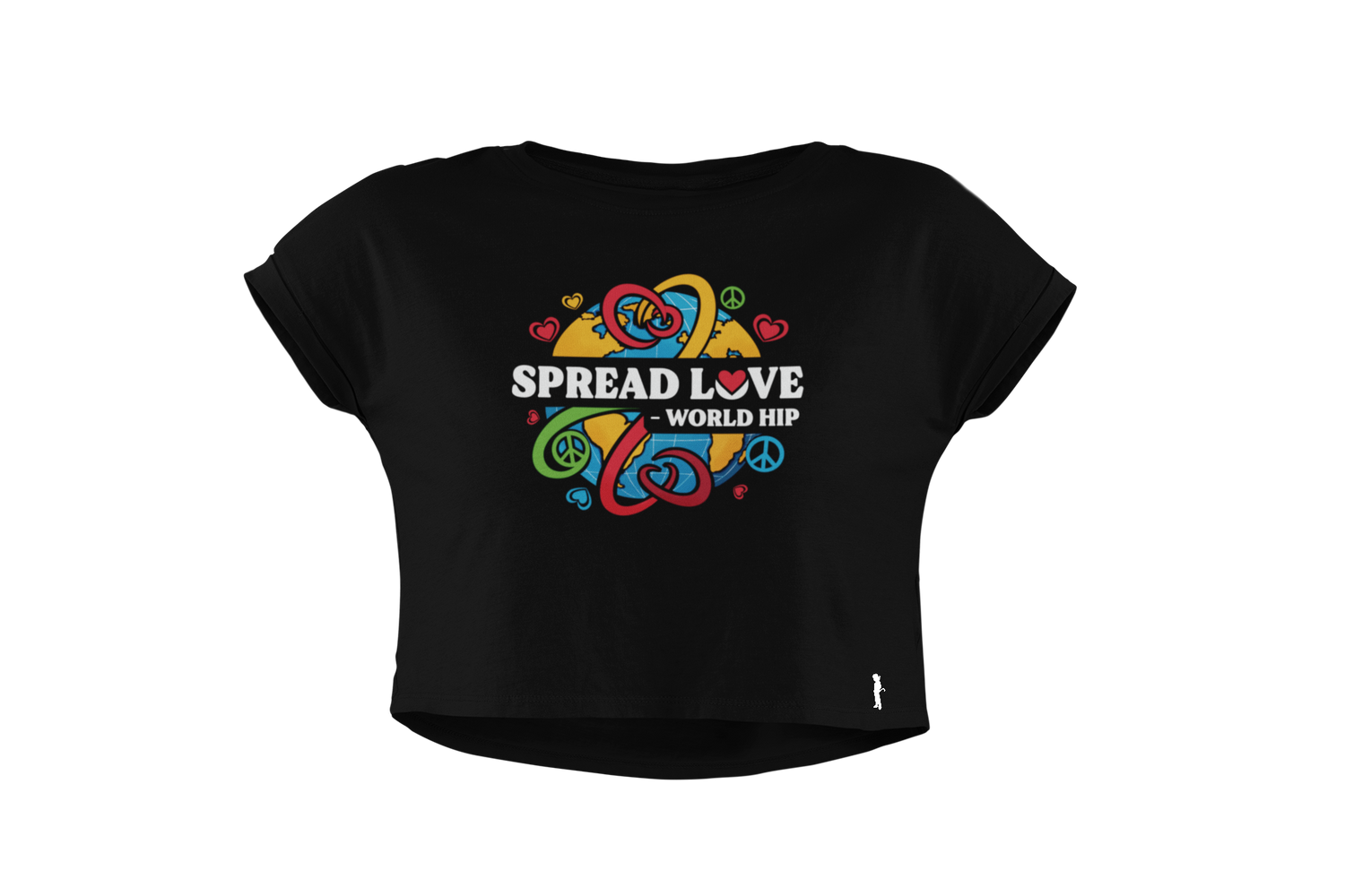 Spread Love - World Hip (Flowy Crop)