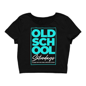 Old School Saturdays  - Women's Flowy Crop Tee