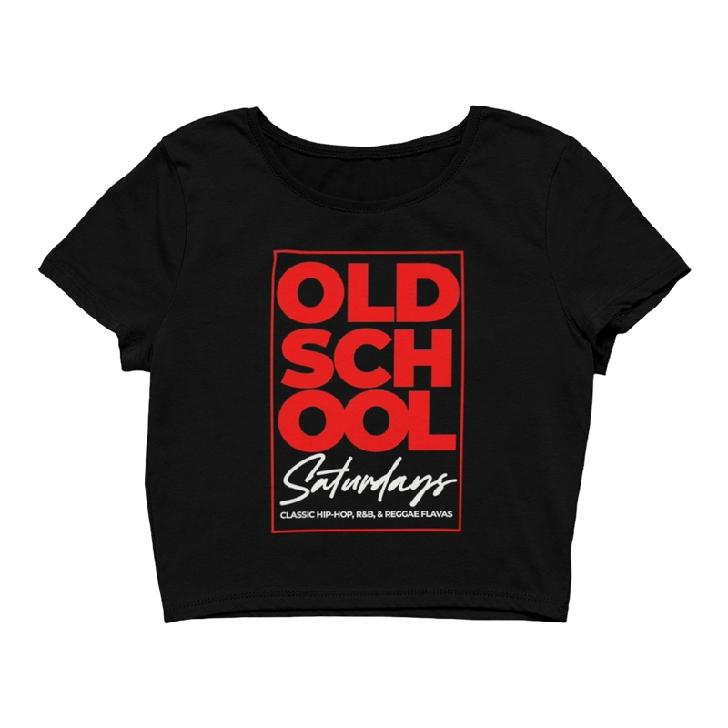 Old School Saturdays  - Women's Flowy Crop Tee