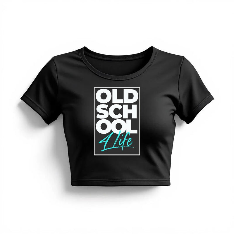 Old School 4 Life - Women's Fitted Crop