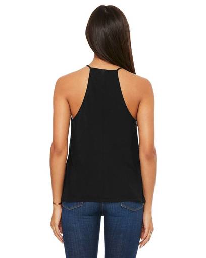 Flowy High Neck Tank Top